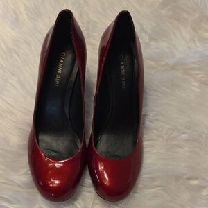 Gianni Bini Shiny Red Heels